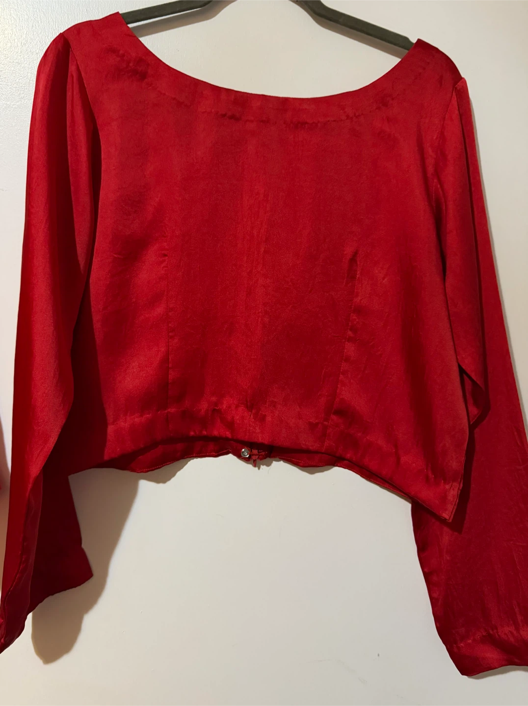 Red Blouse and Saree Set