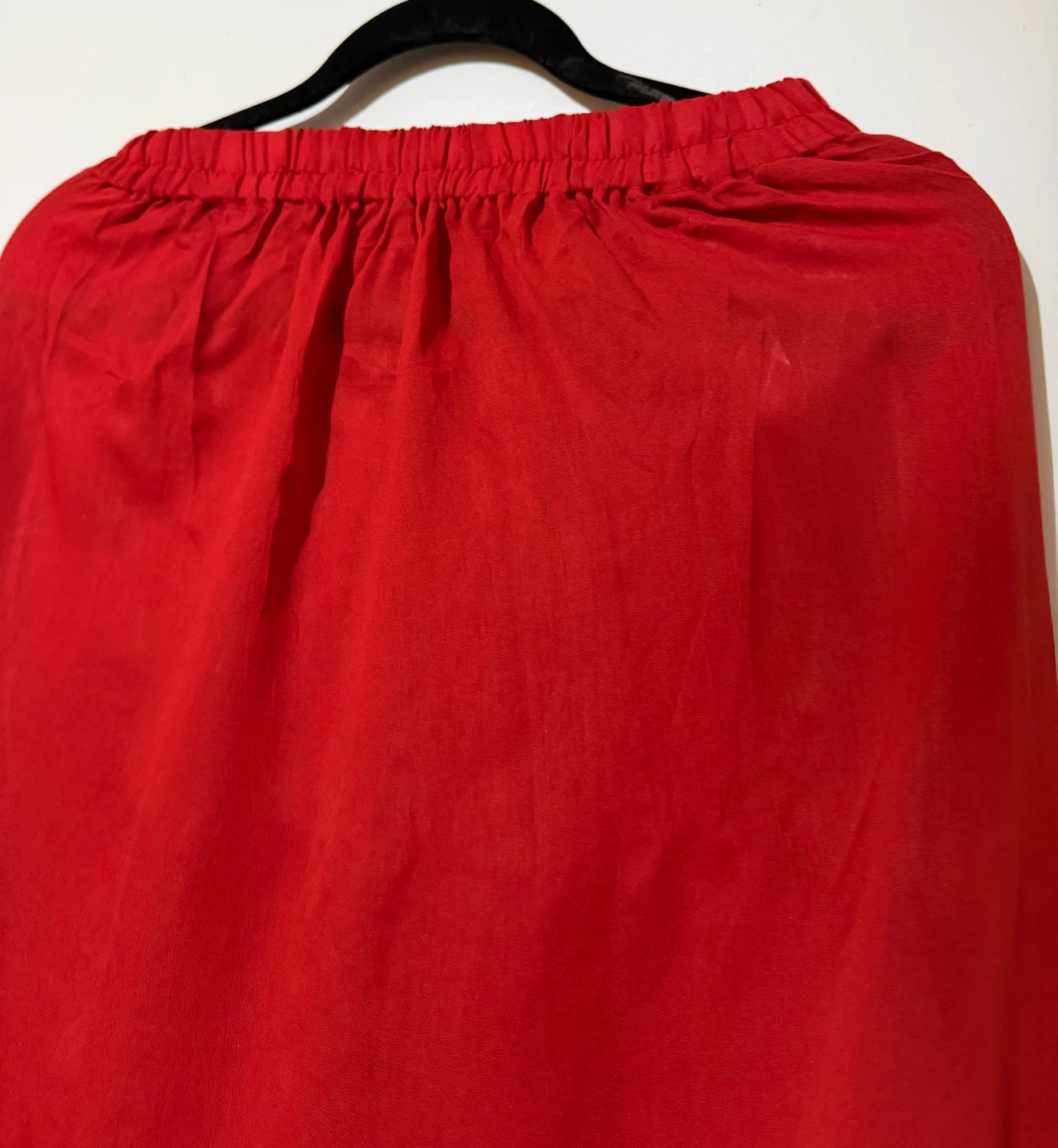 Red Blouse and Saree Set - photo 2