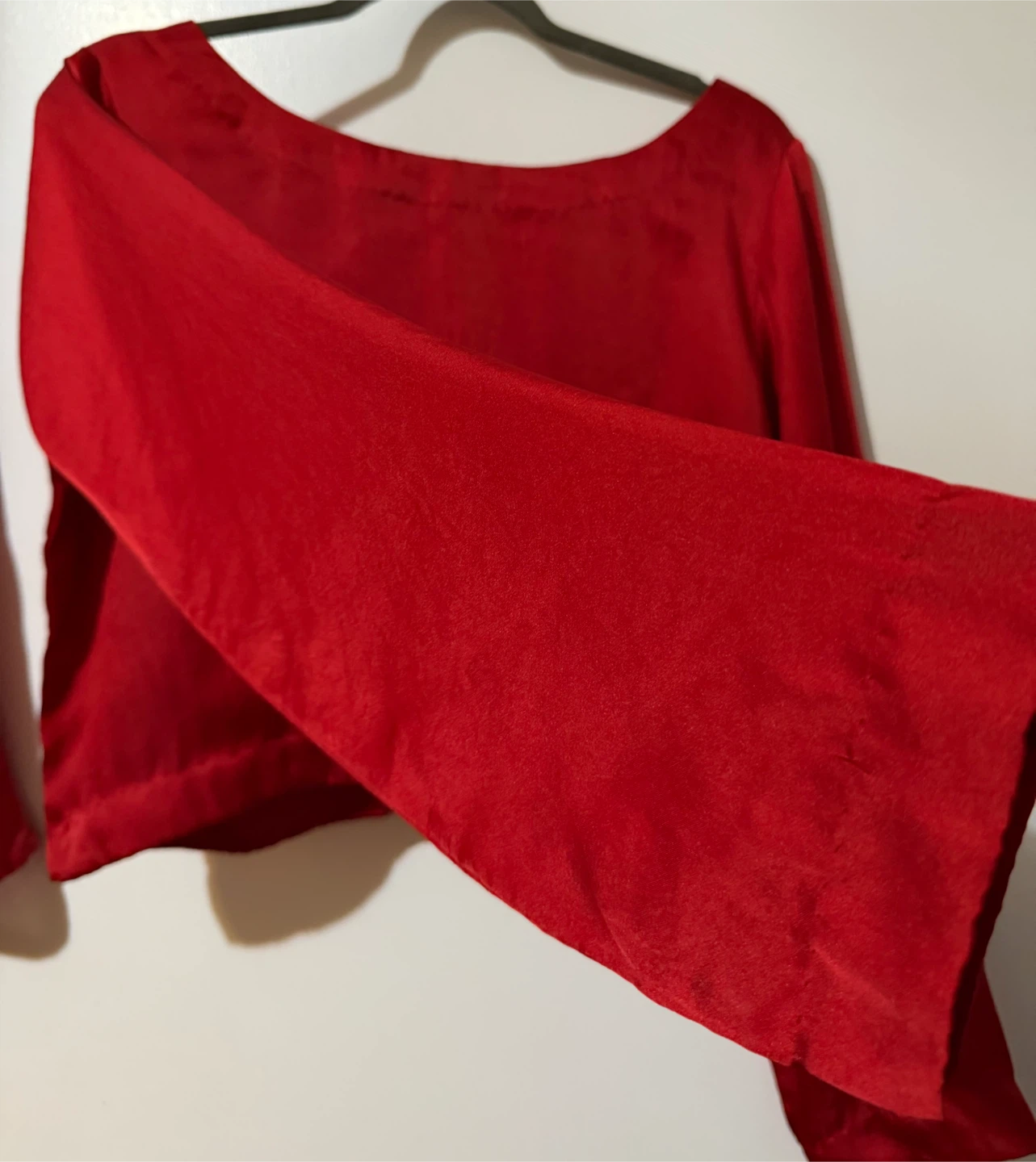Red Blouse and Saree Set - photo 4