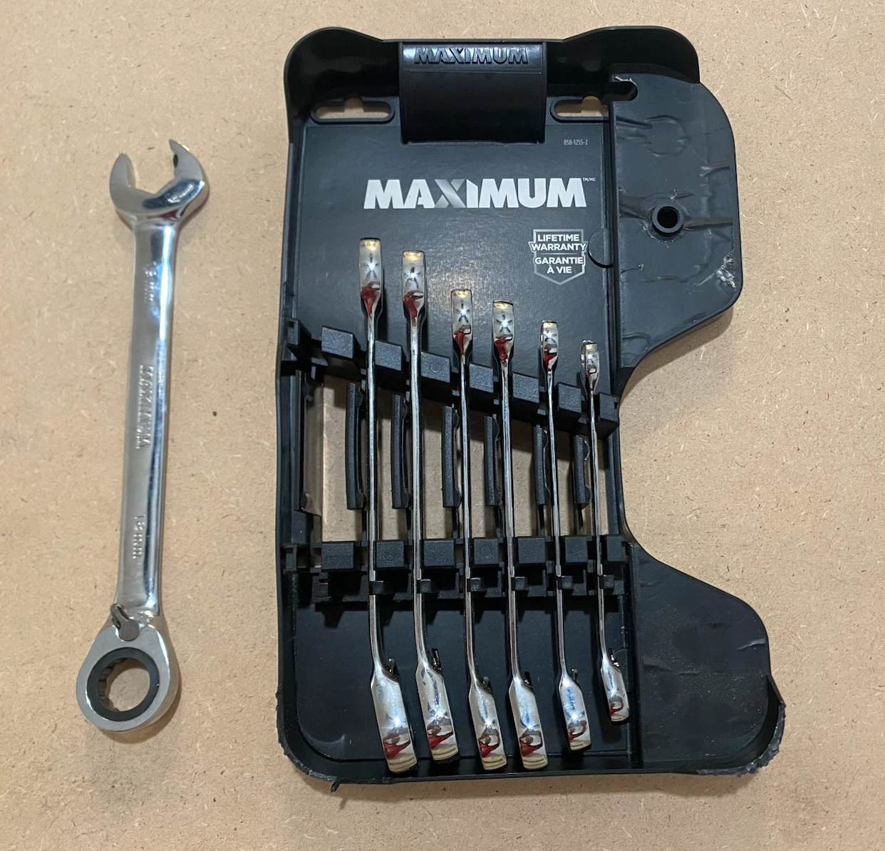 Maximum GearWrench 7-Piece Ratcheting Wrench Set