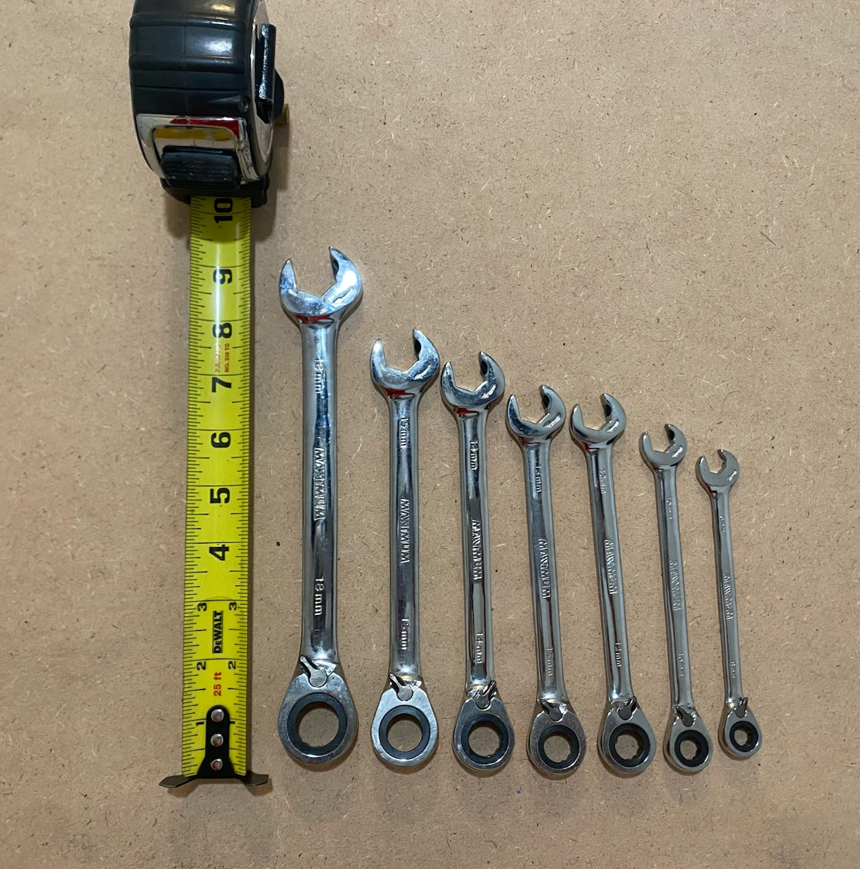 Maximum GearWrench 7-Piece Ratcheting Wrench Set - photo 2