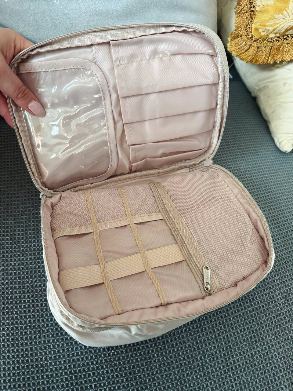 Travel Makeup Bag – Double Layer - photo 3