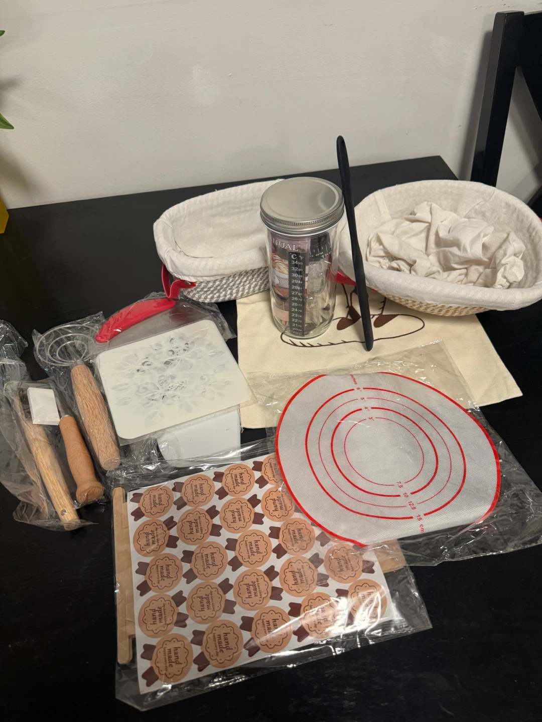 30 Pcs Sourdough Bread Proofing Basket Set