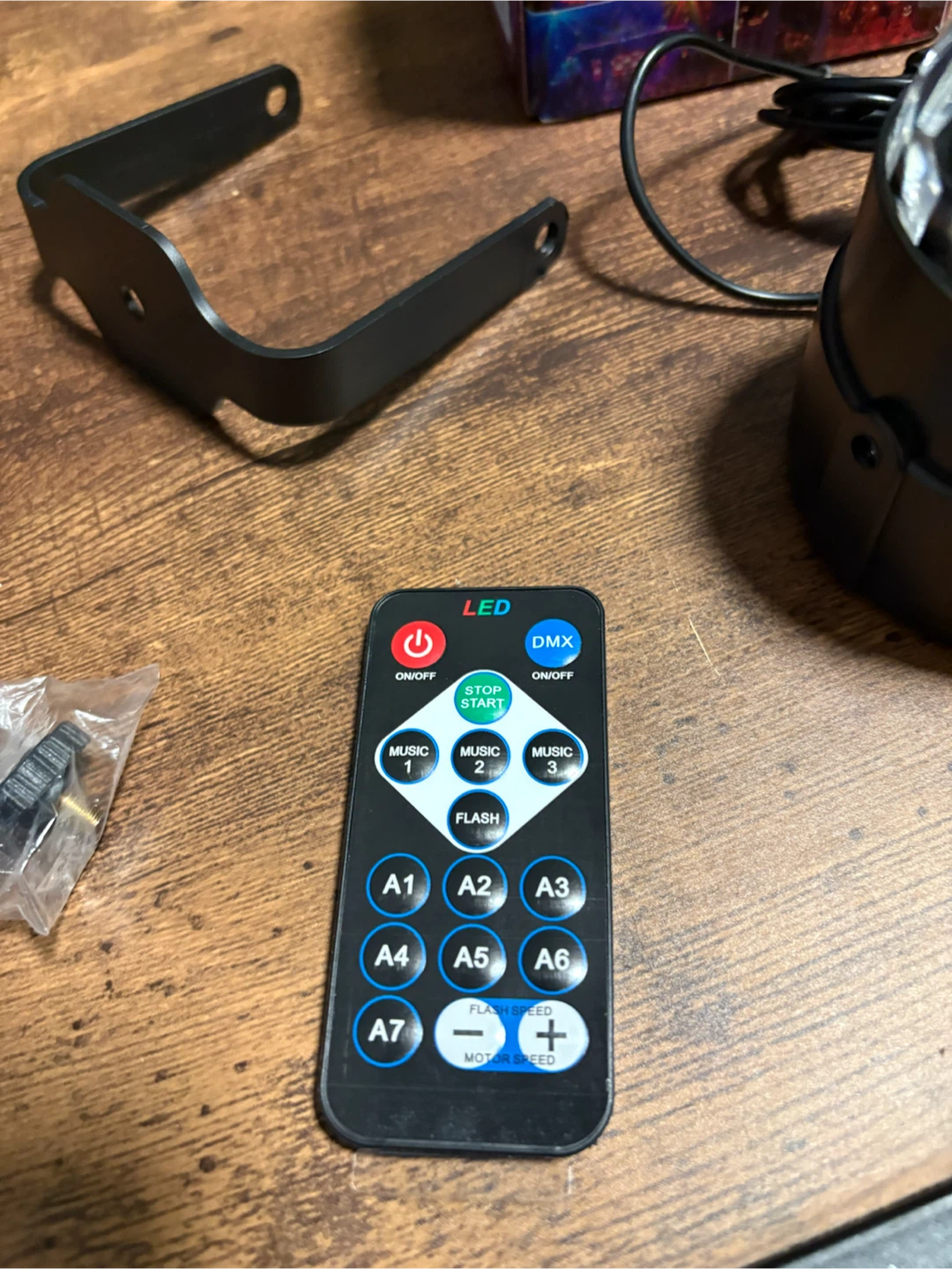 New RGB LED Disco Party Light with Remote - photo 3