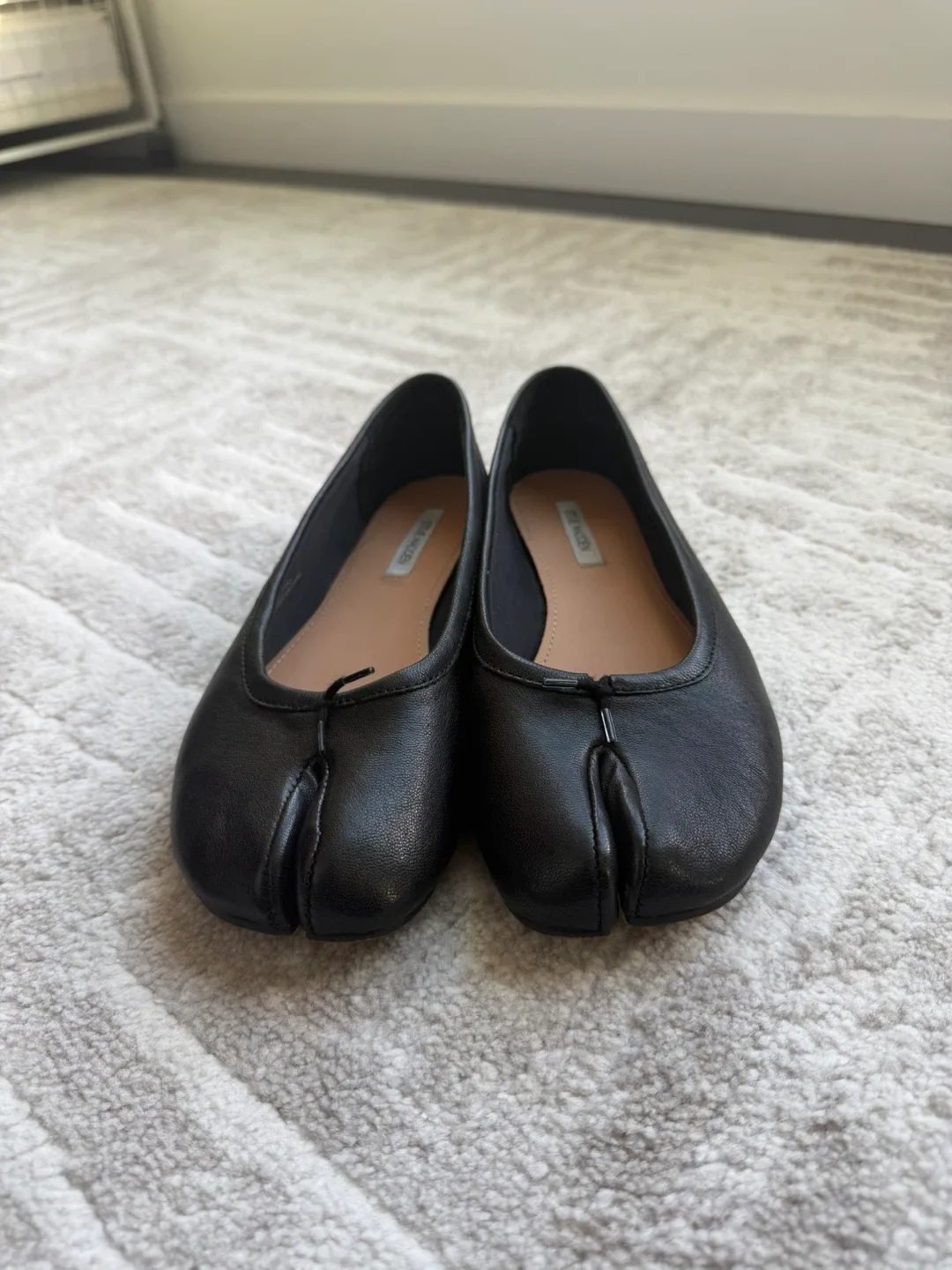 Steve Madden Calico Black Leather Tabi Flats - photo 4