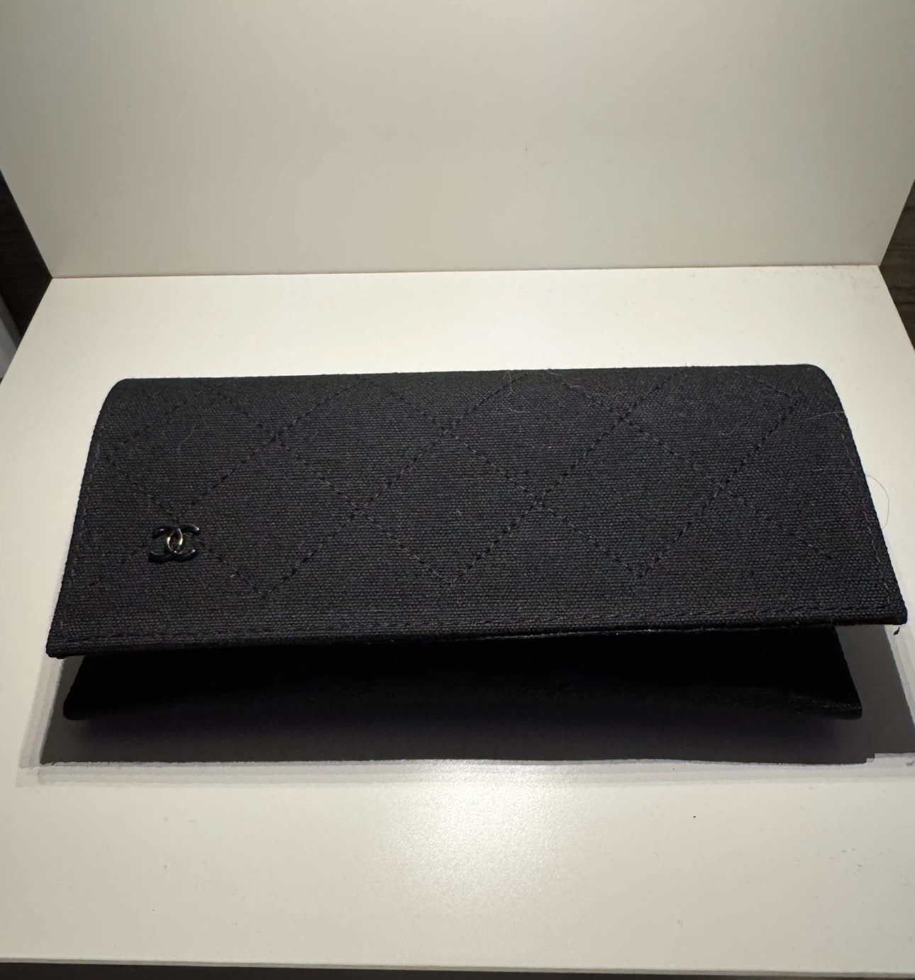 CHANEL Black Quilted Eyeglass case - photo 2