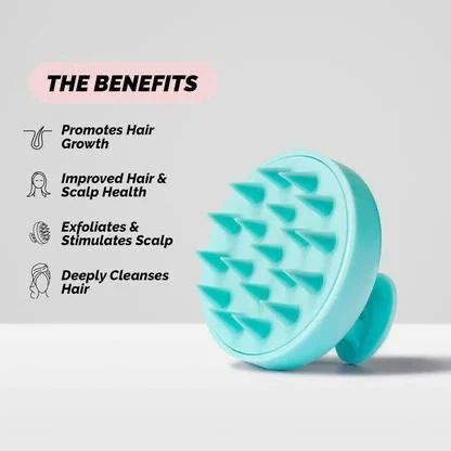 Manual wet and dry hair massager blue - photo 3