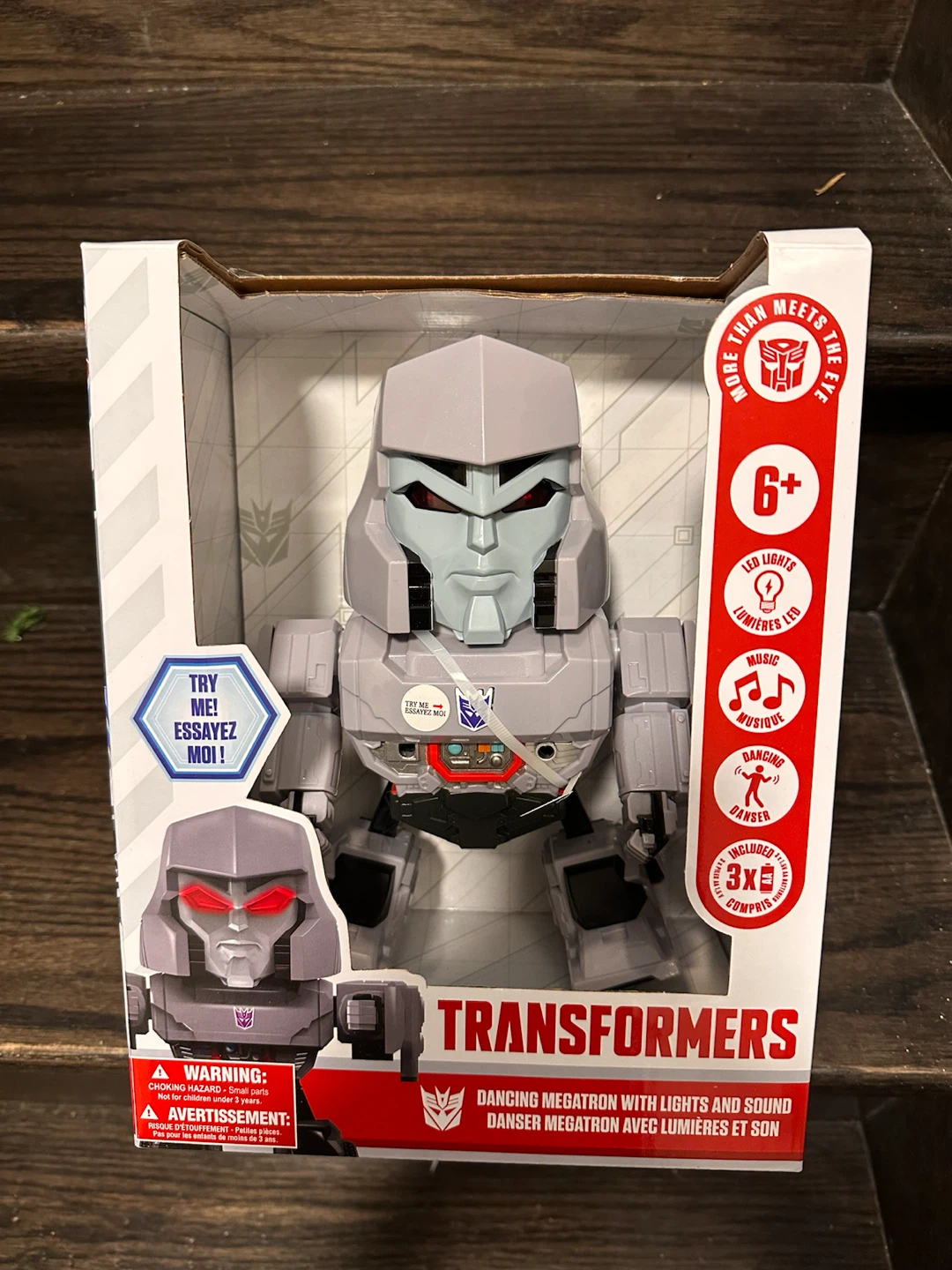 Transformers Dancing Megatron with Lights and Sound