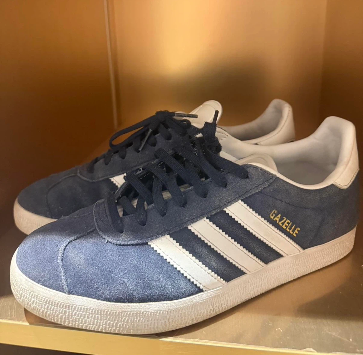 Adidas Gazelle Navy Suede Sneakers