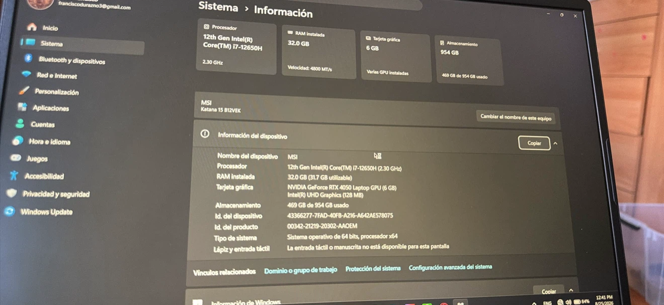 MSI Katana 15 B12VEK Gaming Laptop - photo 3