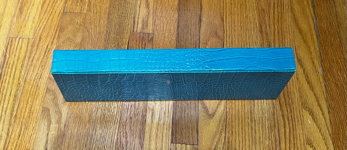 Teal Crocodile Pattern Jewelry Organizer Tray - photo 2