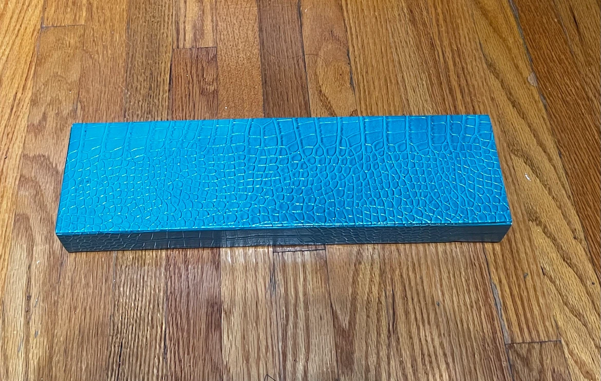 Teal Crocodile Pattern Jewelry Organizer Tray - photo 3
