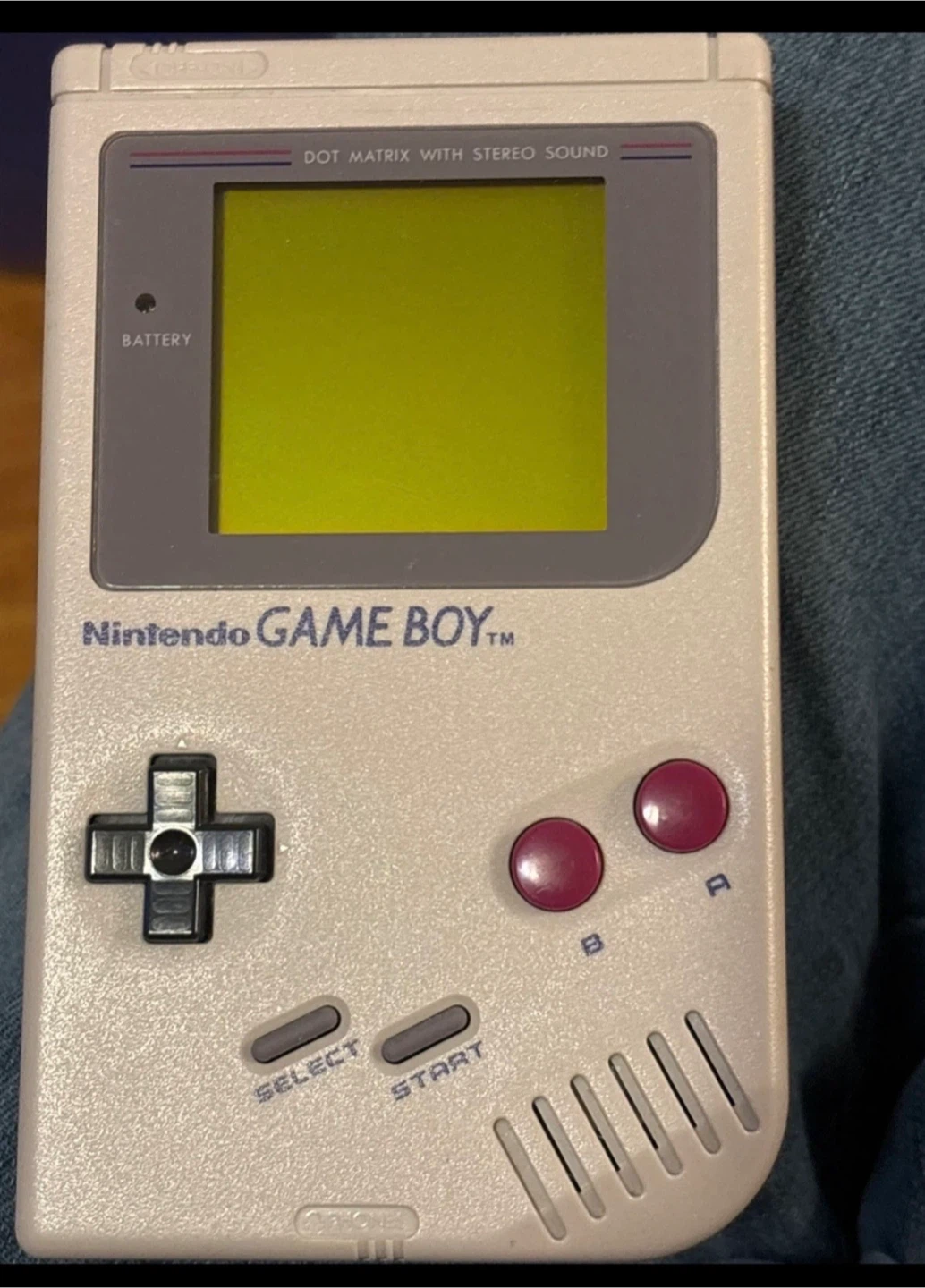 Original Nintendo Game Boy DMG-01 — Classic Grey