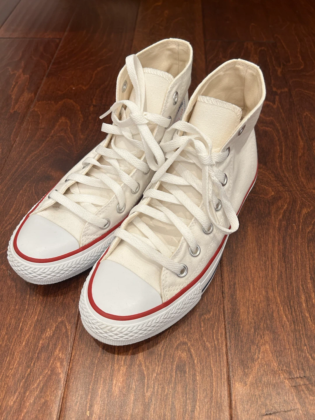 White Converse High Top Sneakers