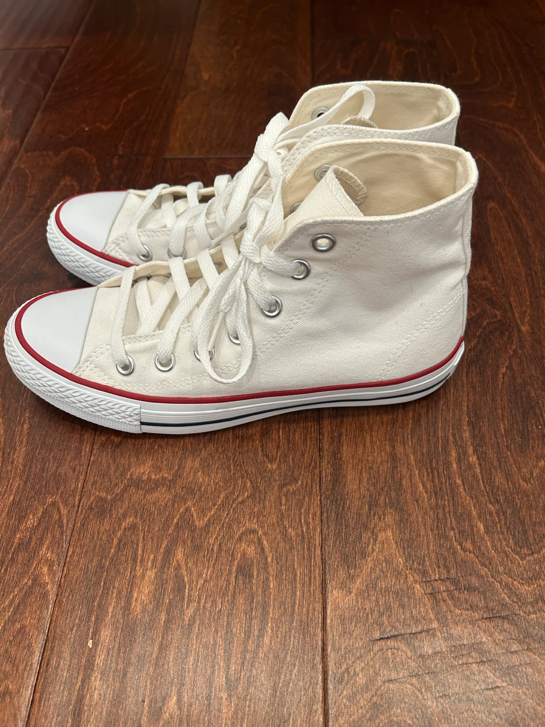 White Converse High Top Sneakers - photo 2