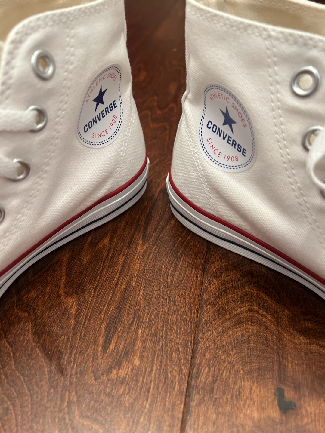 White Converse High Top Sneakers - photo 3
