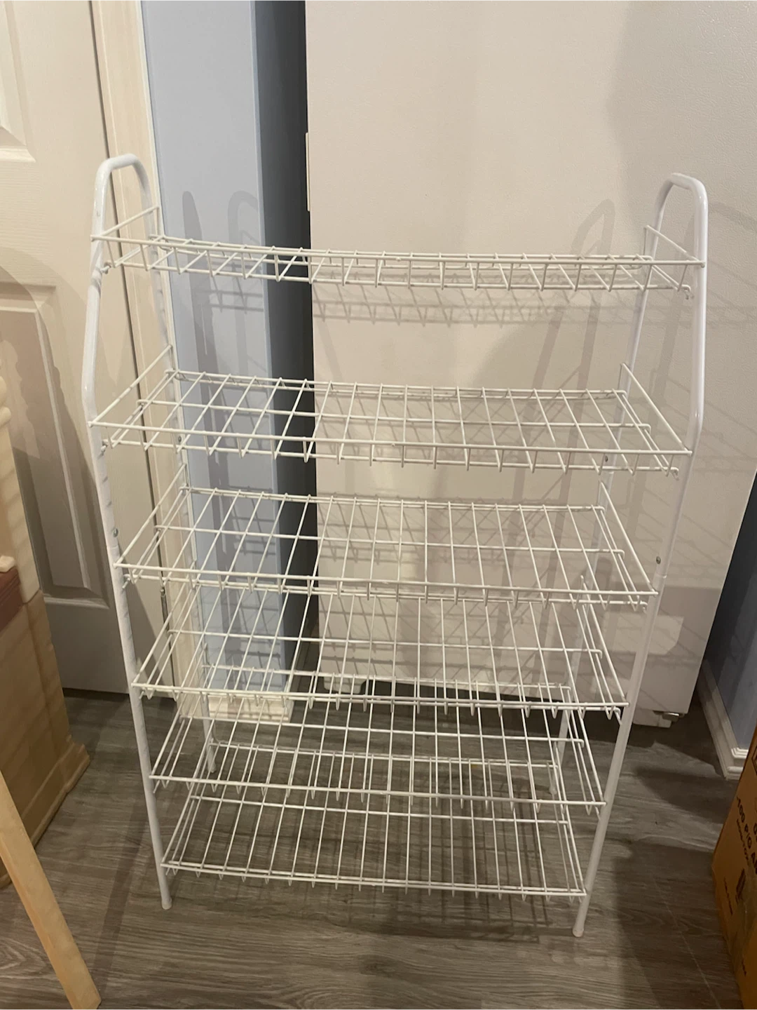 White Wire 6 Tier Shelf Unit