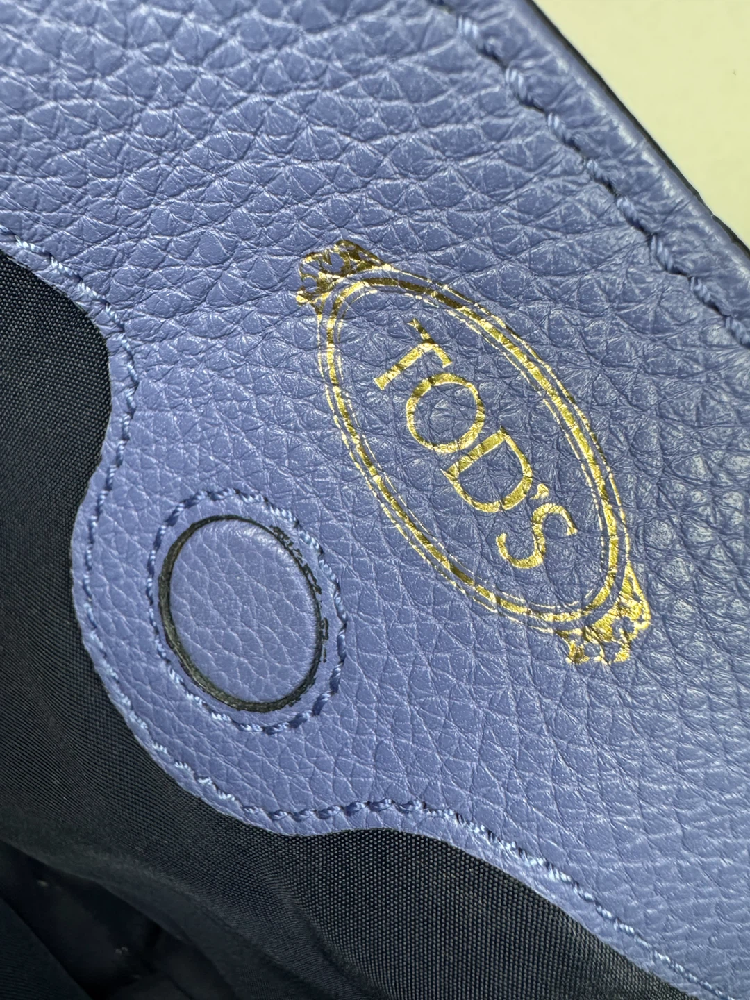 TOD'S Purple Leather Top Handle Bag - photo 2