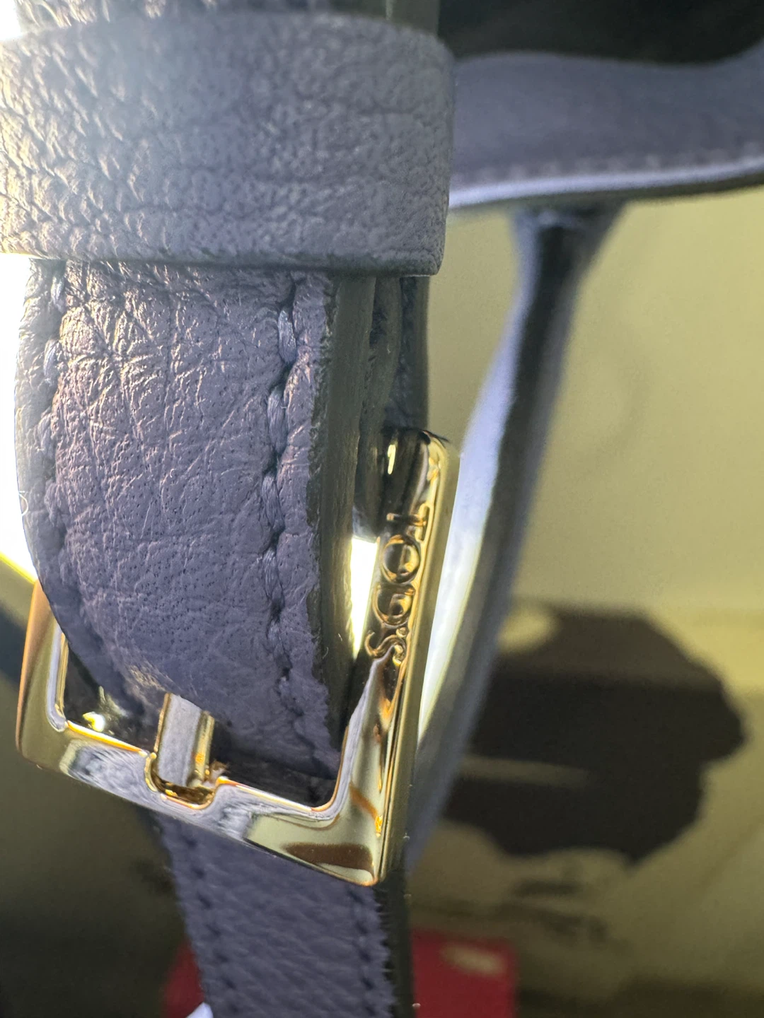 TOD'S Purple Leather Top Handle Bag - photo 4