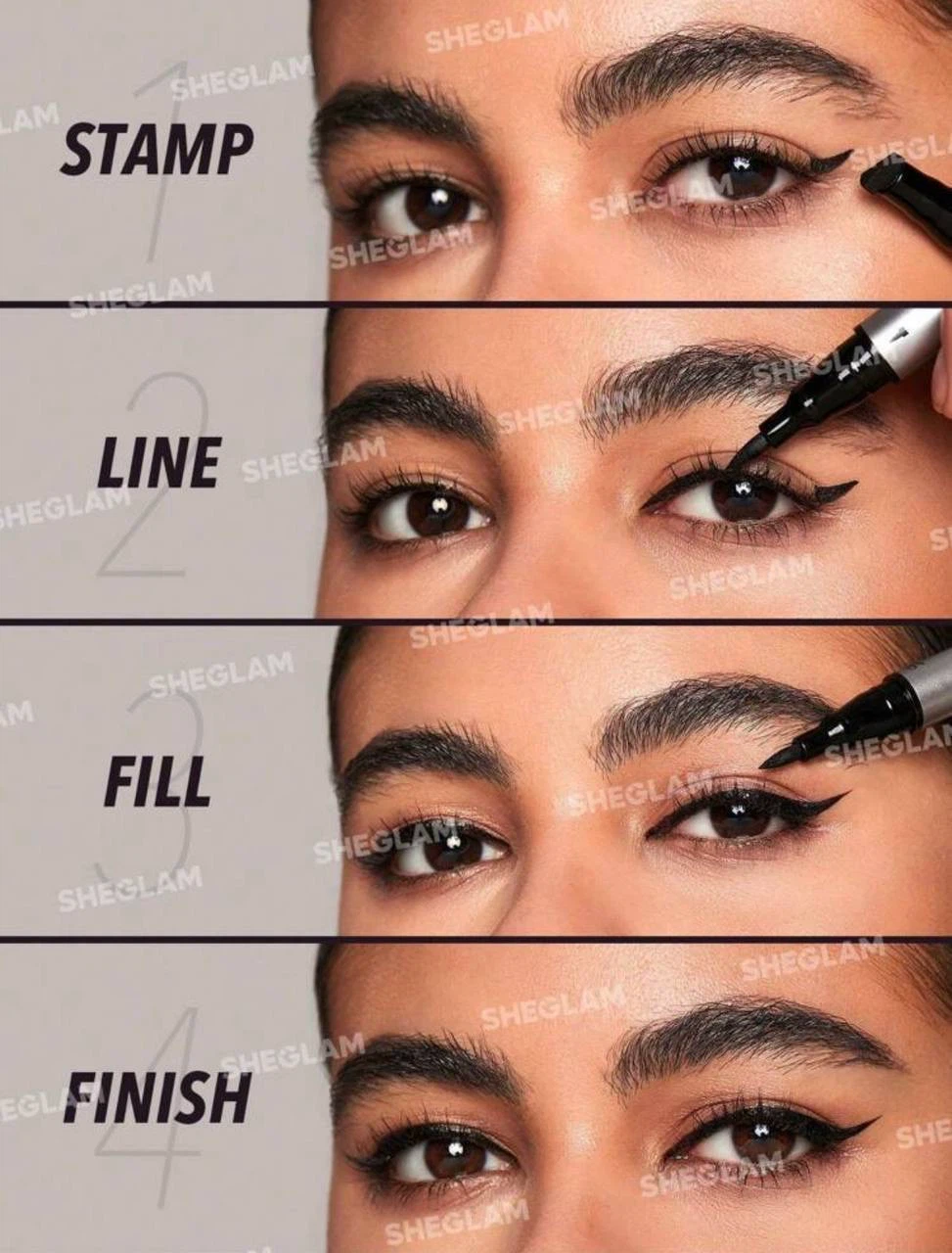 SHEGLAM 2-in-1 Liquid Eyeliner with Stamp - photo 5