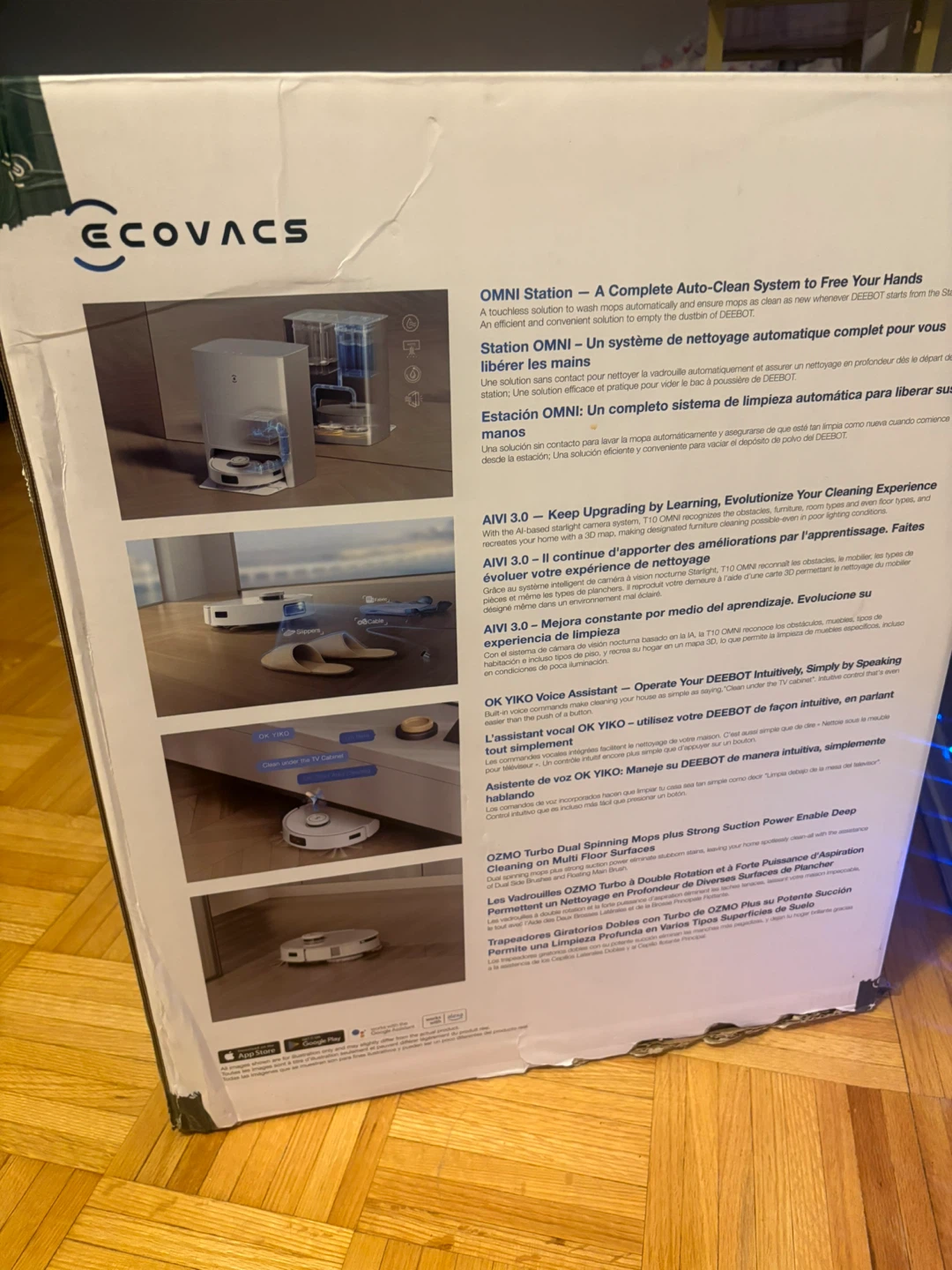 ECOVACS DEEBOT OMNI Robot Vacuum & Mop - photo 2