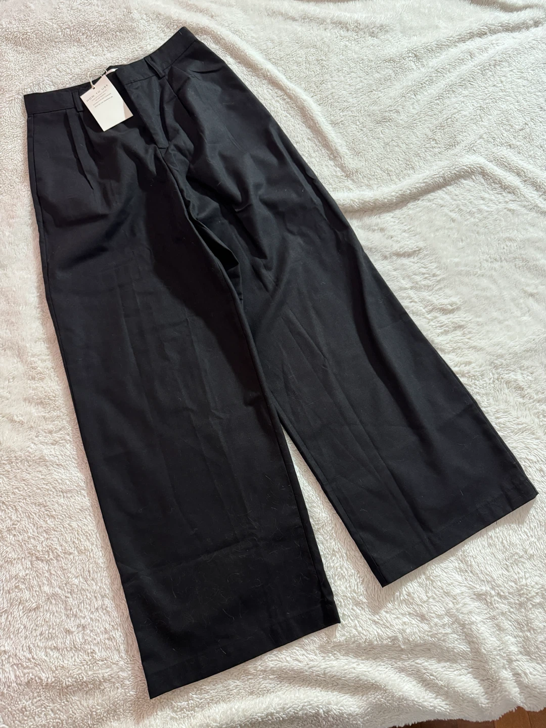 Black Wide Leg Trousers