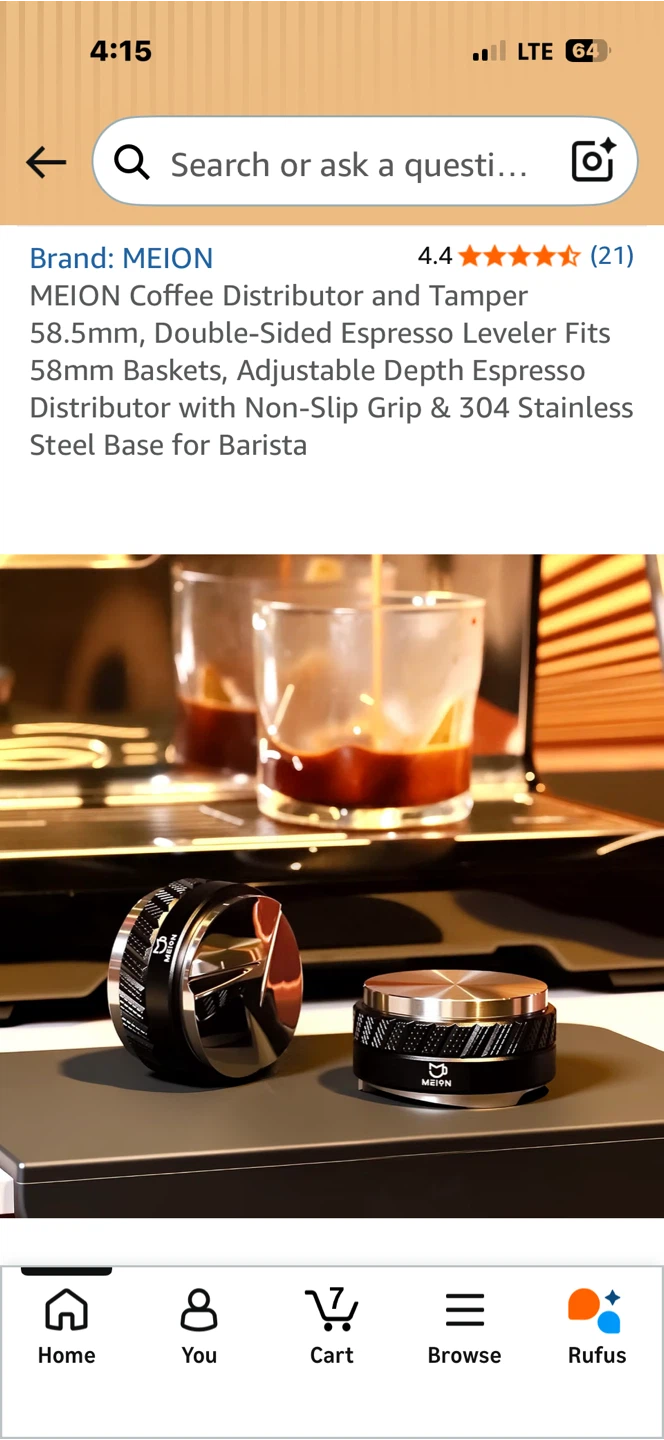 MEION Coffee Distributor and Tamper 58.5mm - photo 3