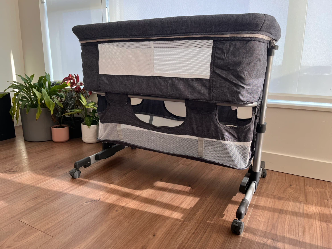 Dark Grey Bassinet with Wheels - photo 2