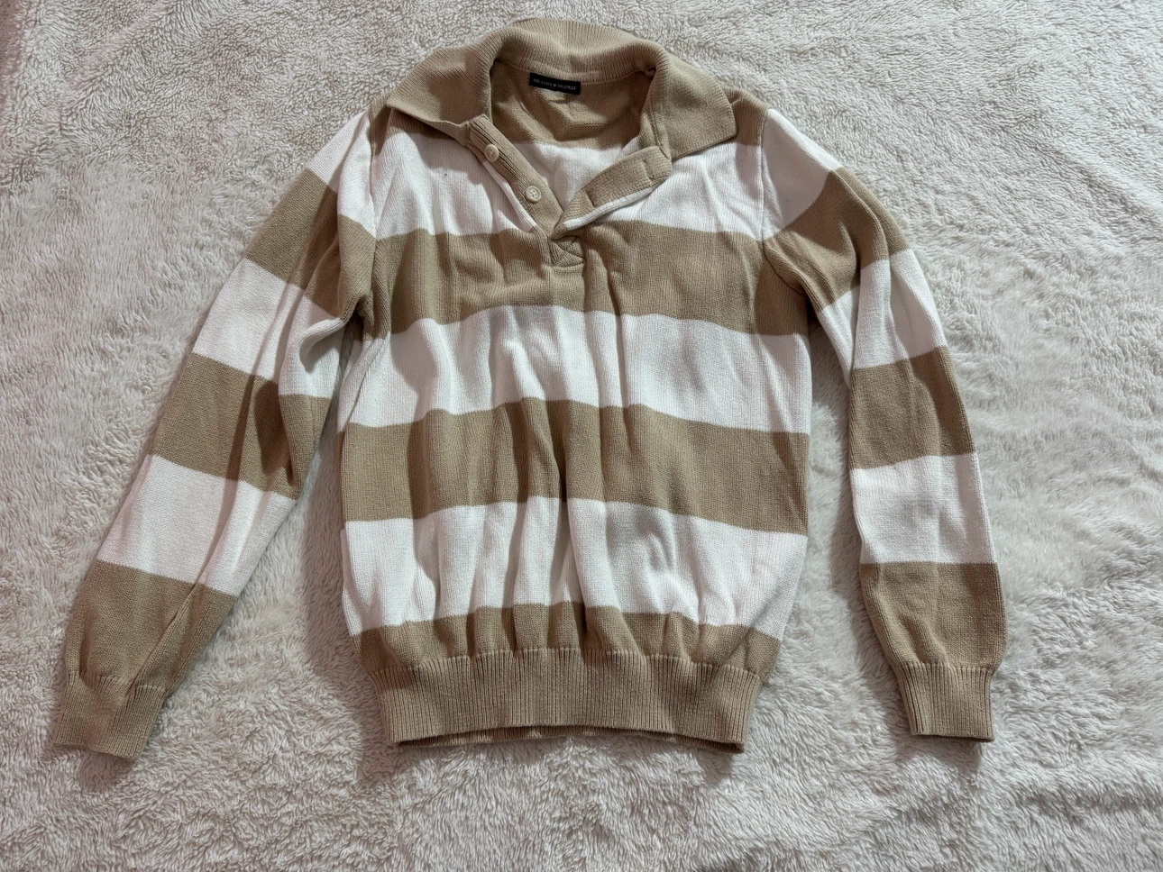 Brandy Melville Striped Collared Sweater