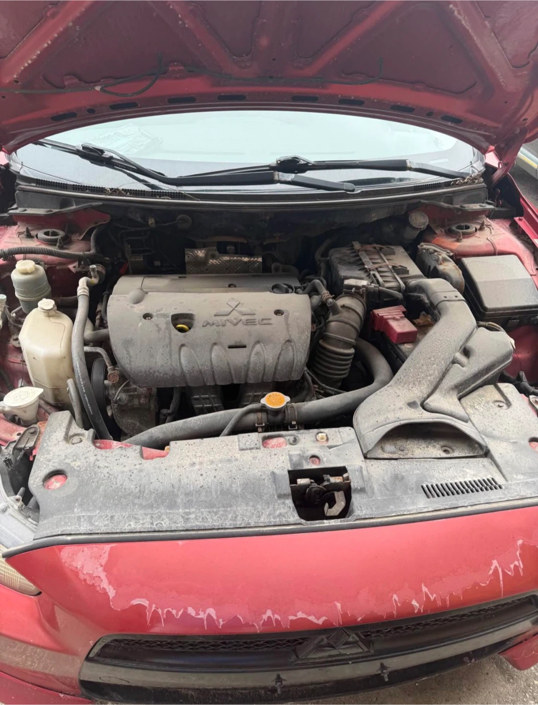 2009 Red Mitsubishi Lancer - photo 2