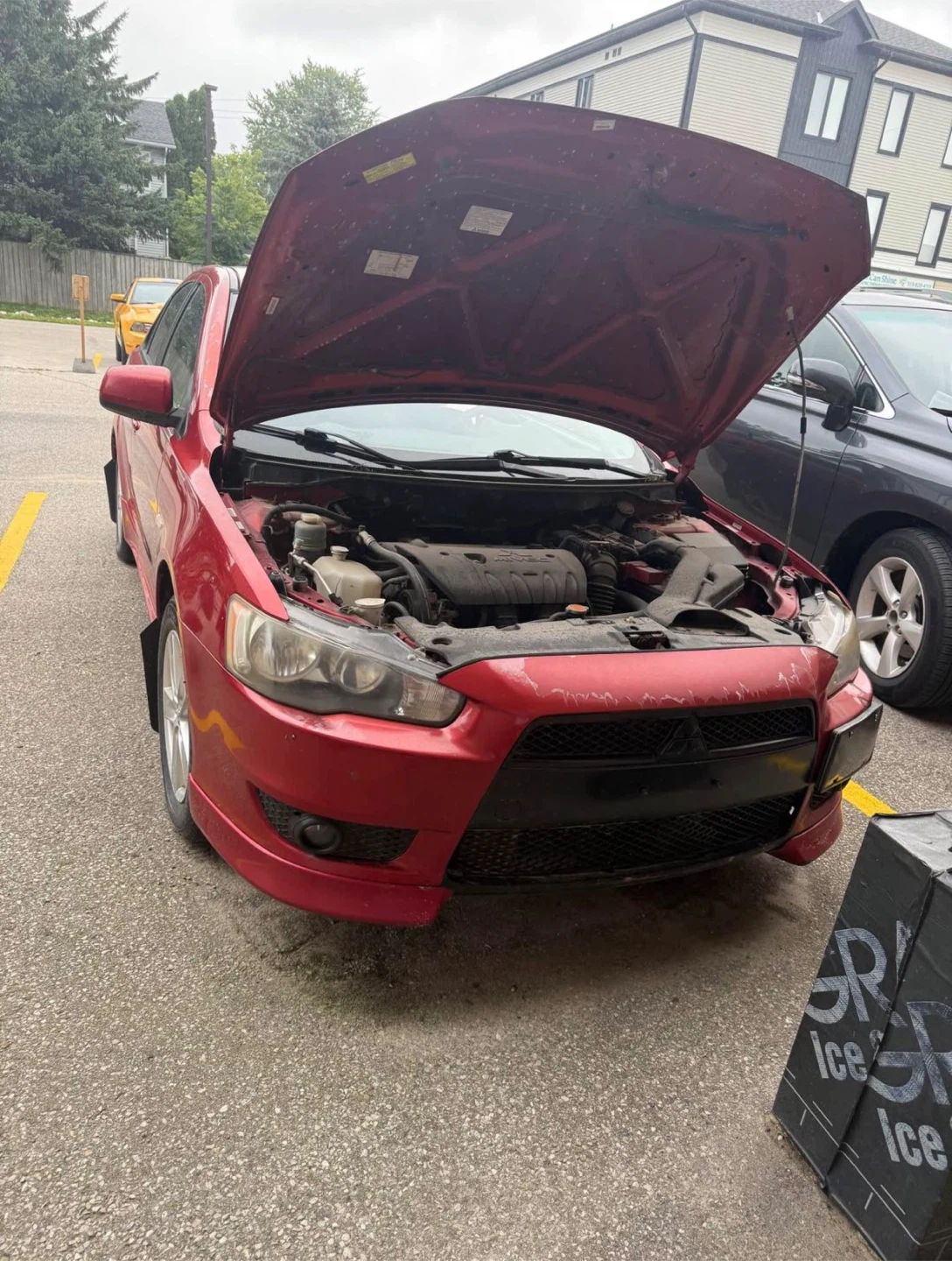 2009 Red Mitsubishi Lancer - photo 3