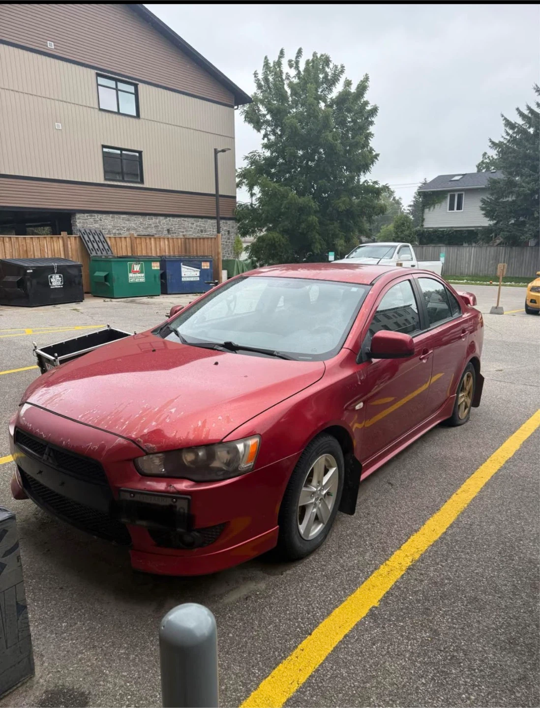 2009 Red Mitsubishi Lancer - photo 4