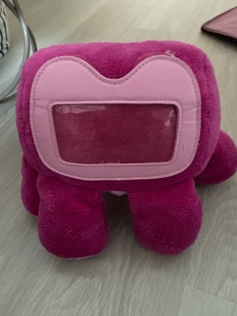Pink Plush with Clear Display Window