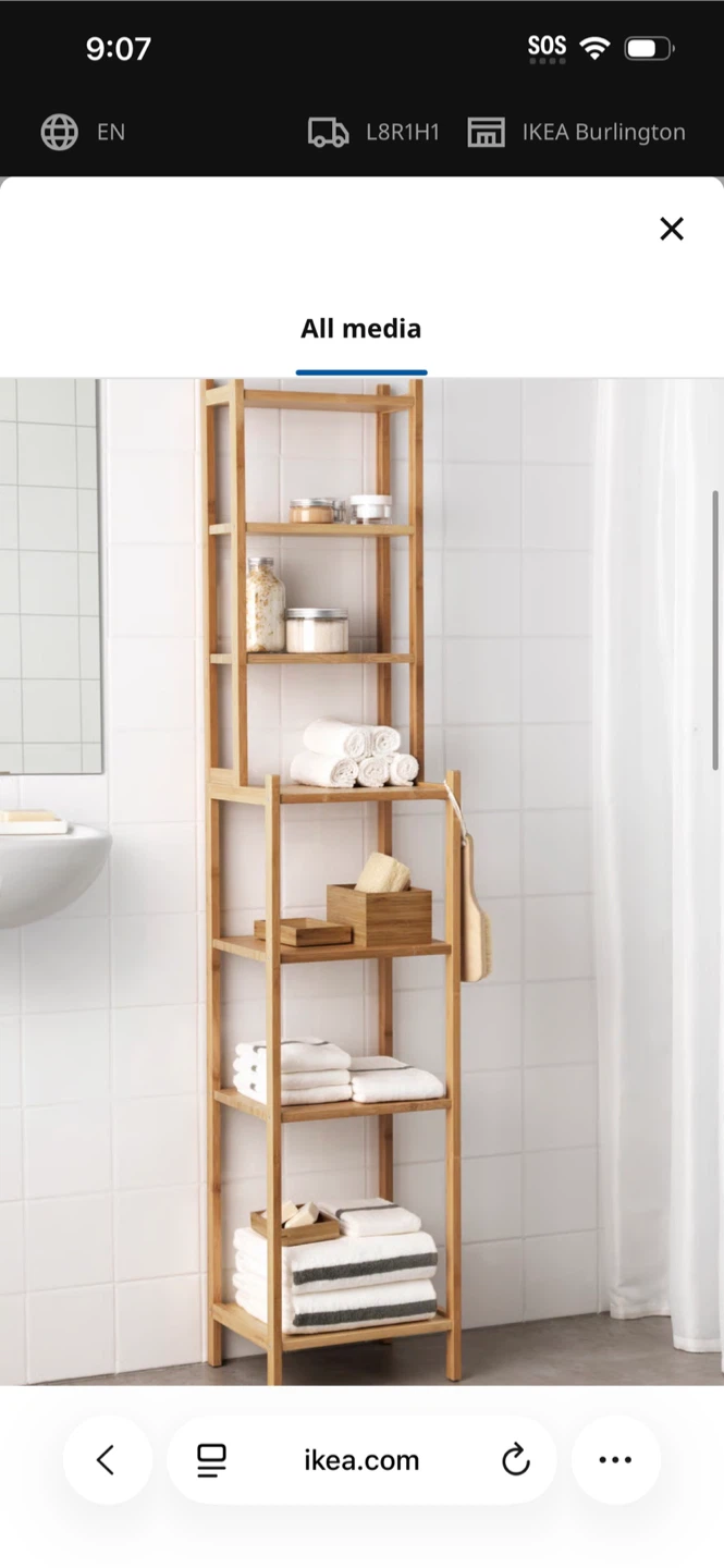 IKEA RAGRUND Shelf Unit - Bamboo - photo 5