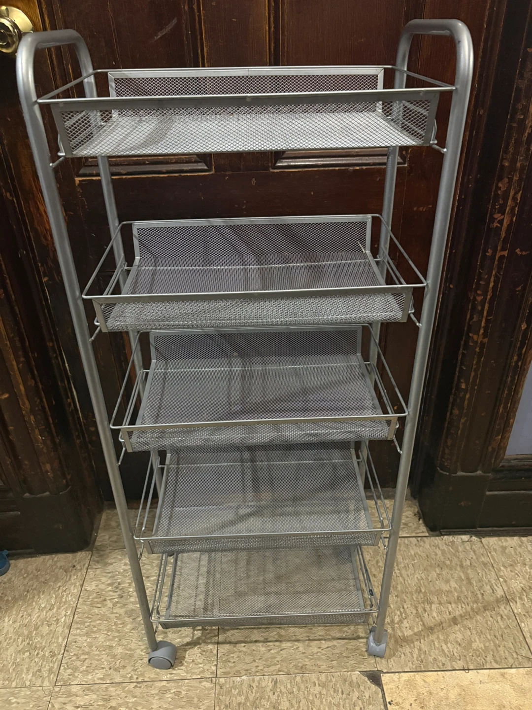 5-Tier Rolling Storage Cart