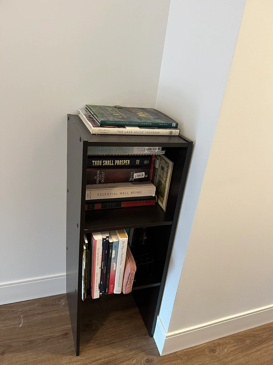 Dark Brown 3-Shelf Bookcase - photo 4