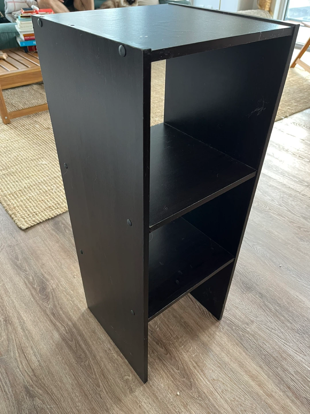 Dark Brown 3-Shelf Bookcase - photo 3