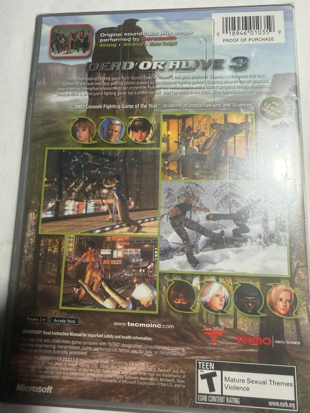 Xbox Dead or Alive 3 Platinum Hits - photo 2