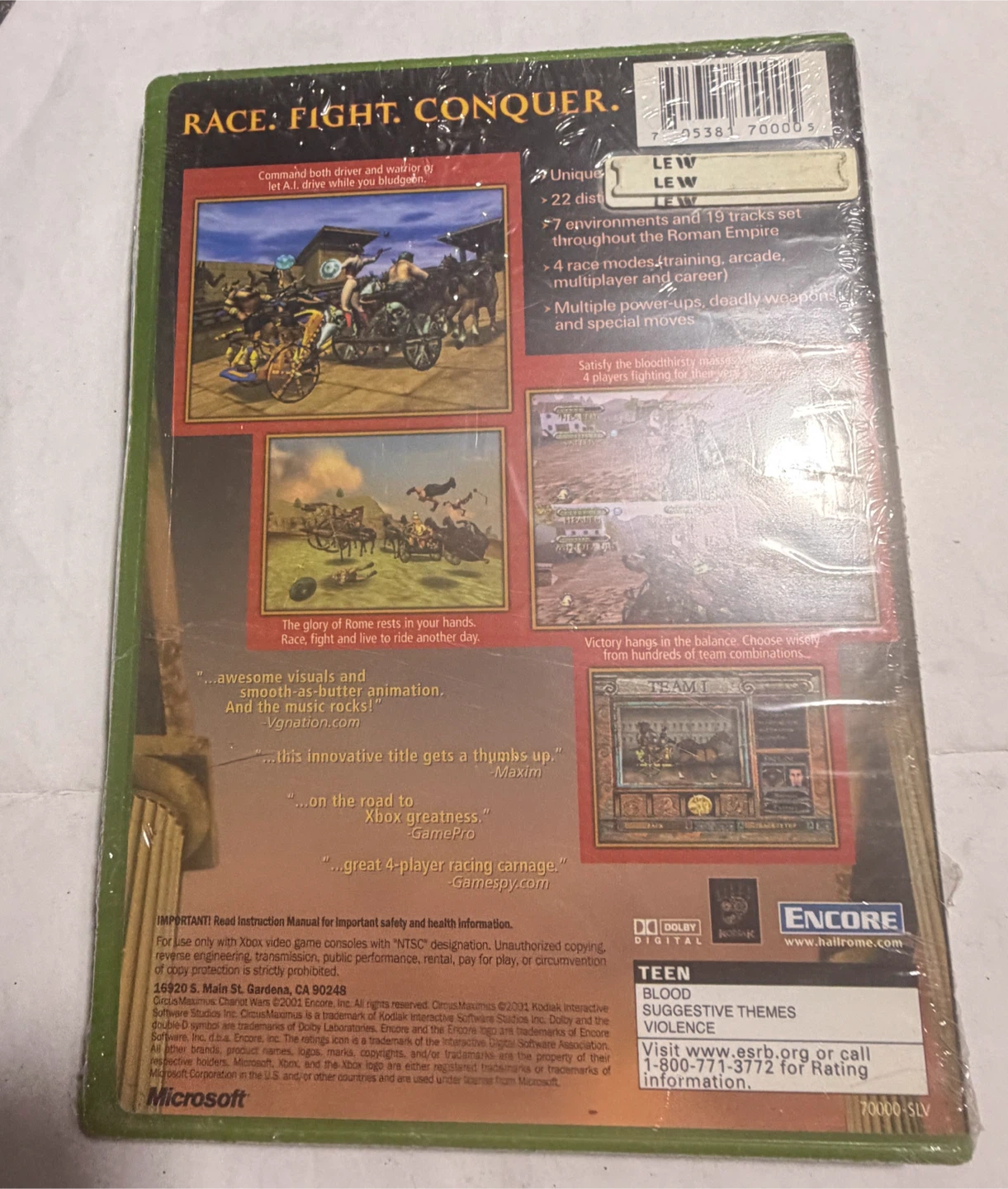 Circus Maximus Chariot Wars Xbox Game - photo 2