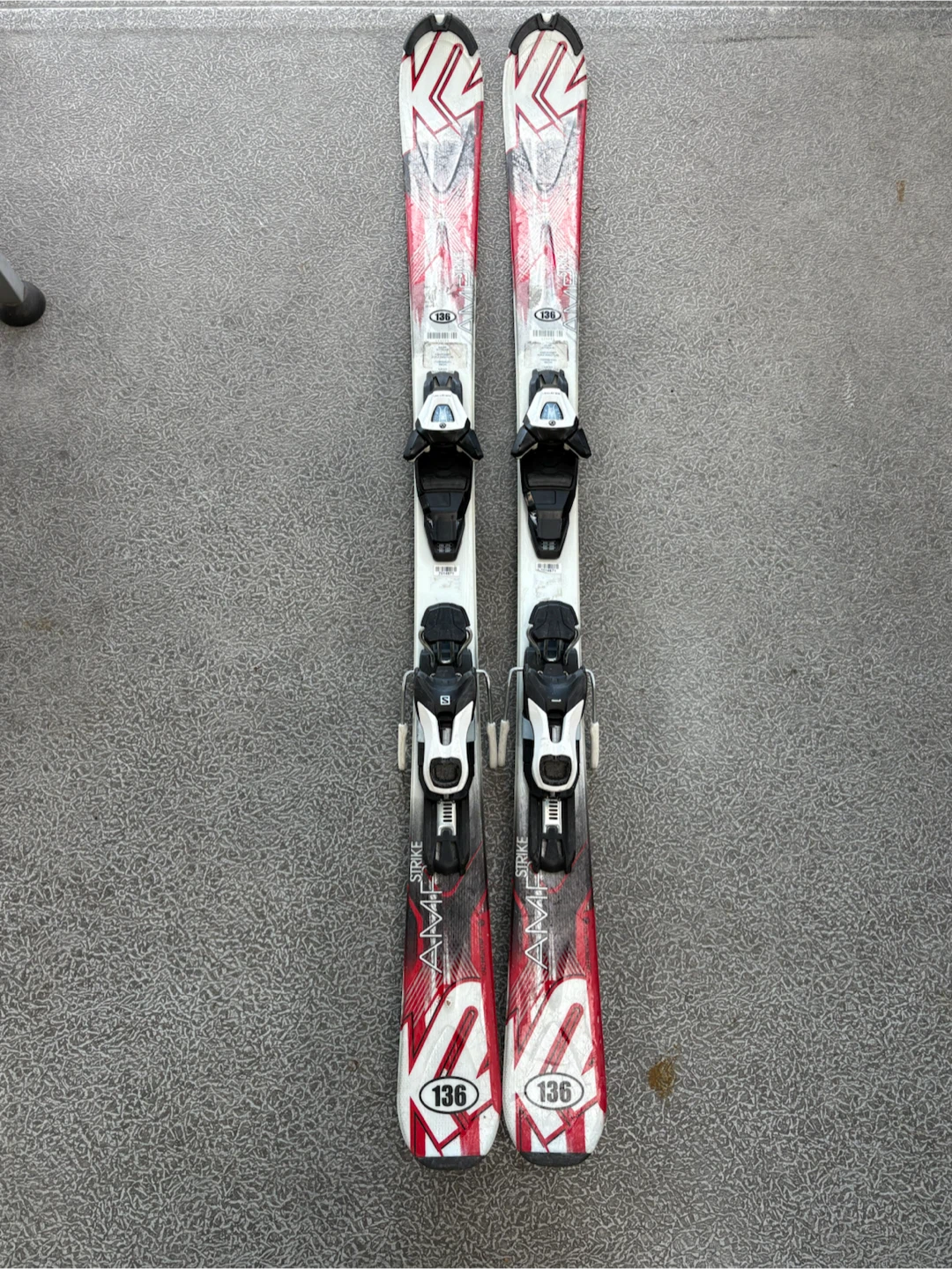 K2 AMP Strike Skis with Salomon Adjustable Bindings