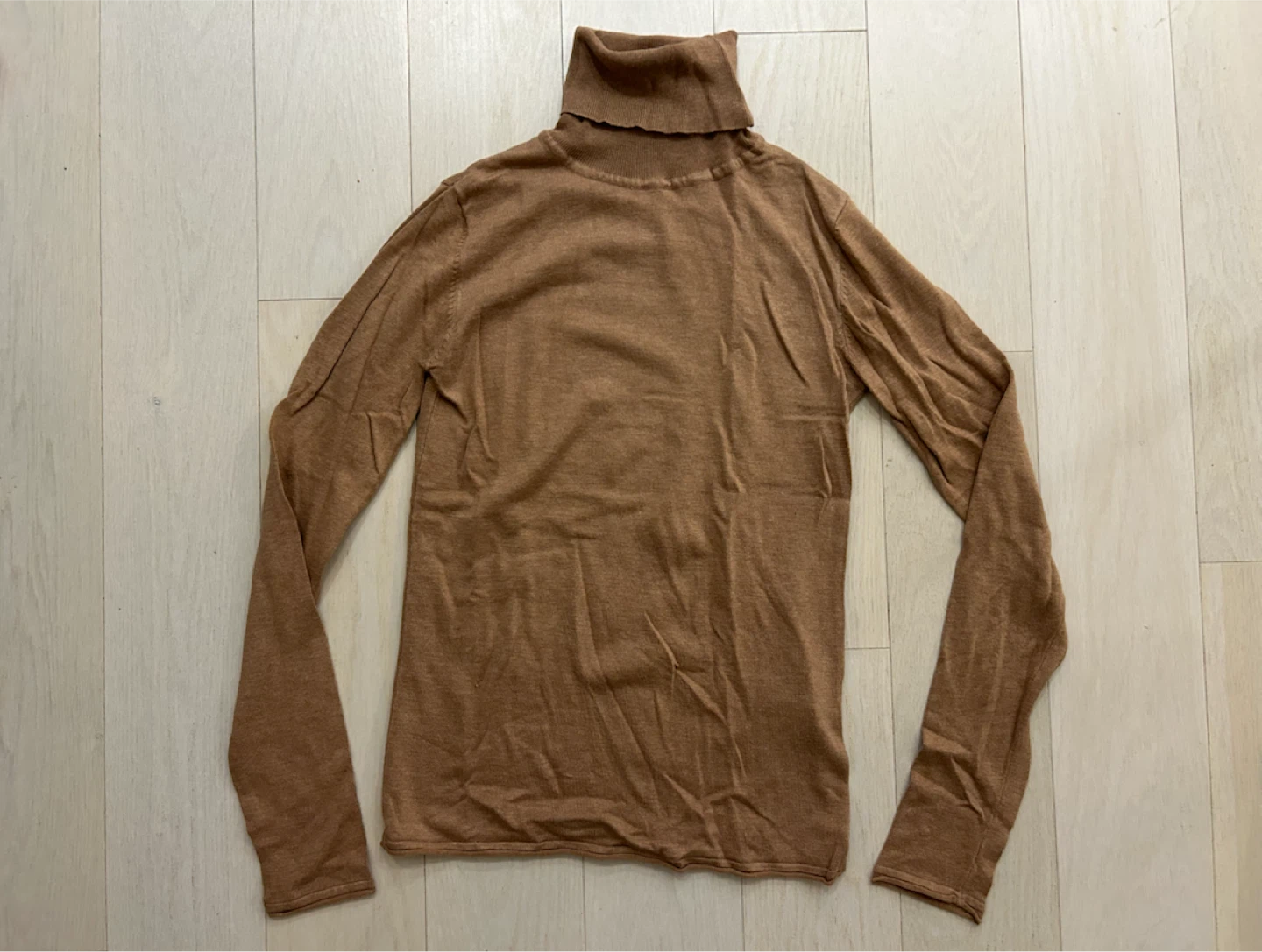 Stradivarius Camel Turtleneck Sweater - S