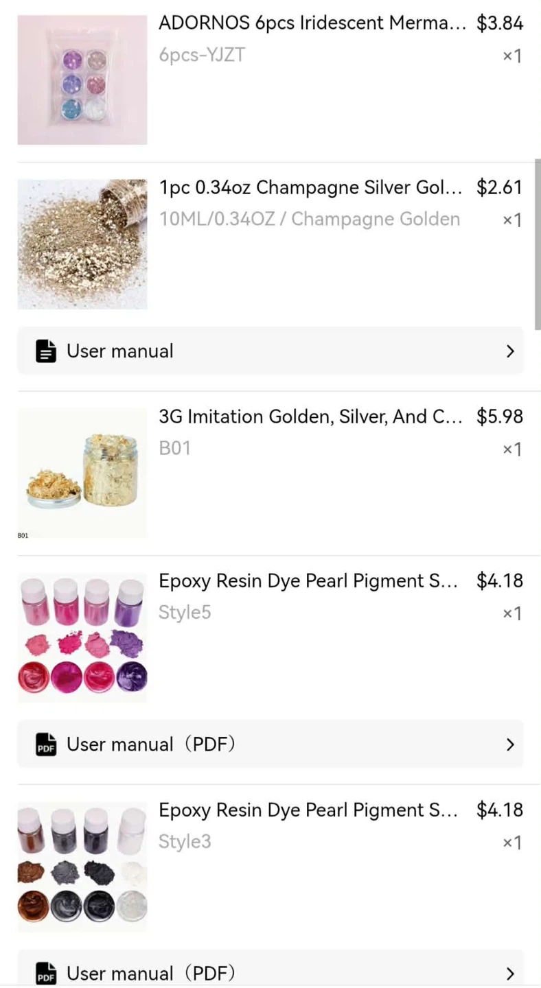 Resin Art Supplies Kit with Pigments and UV Resin - photo 4