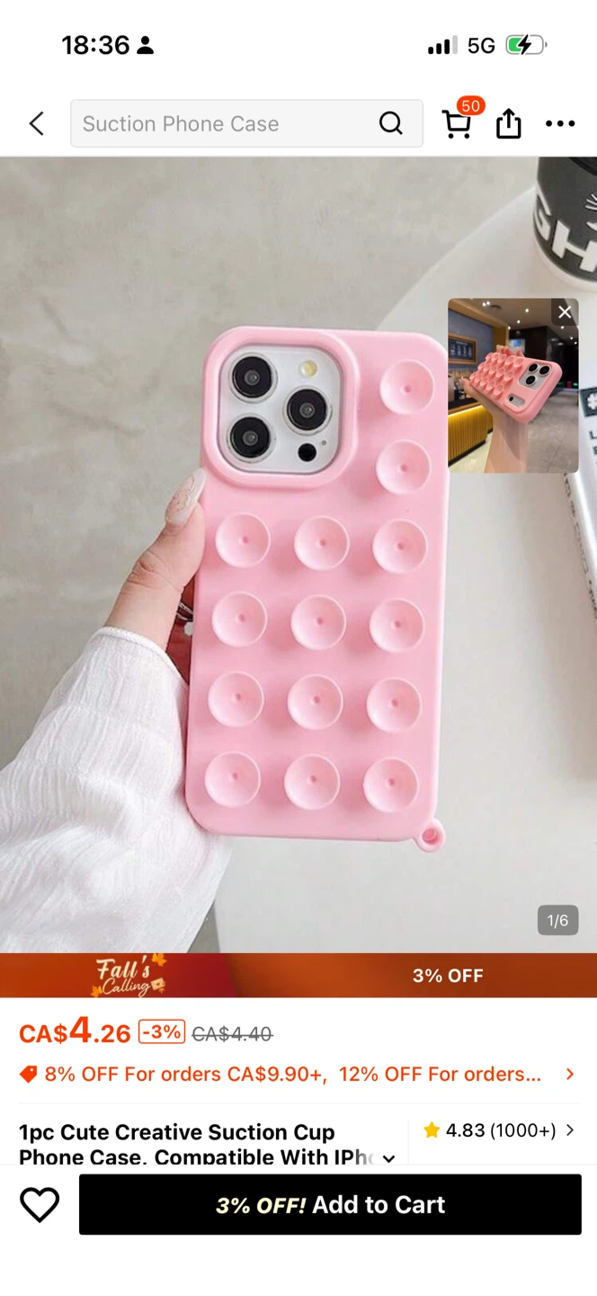 iphone16 Suction Phone Case