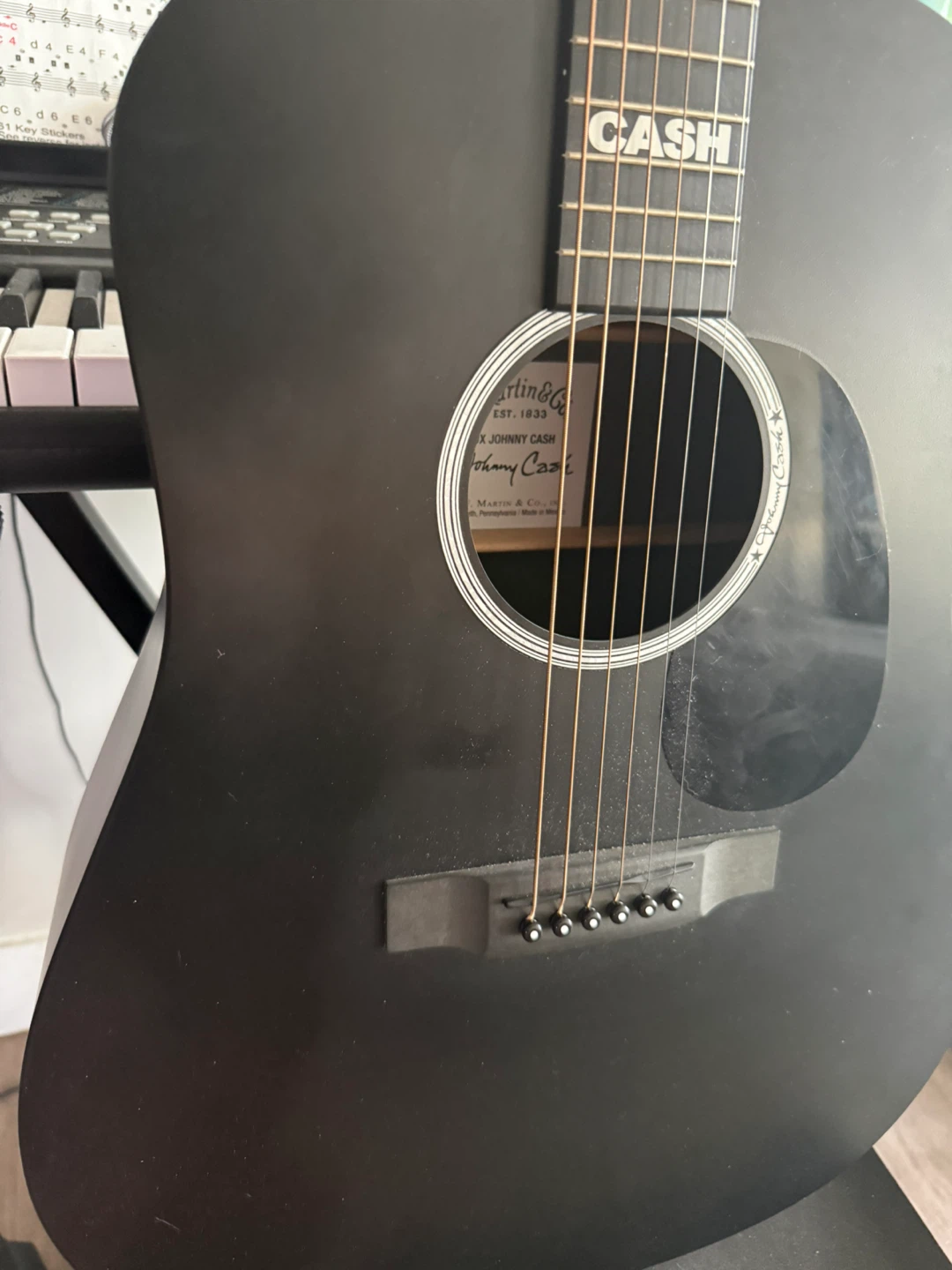 Martin & Co. "CASH" Acoustic Guitar - photo 3