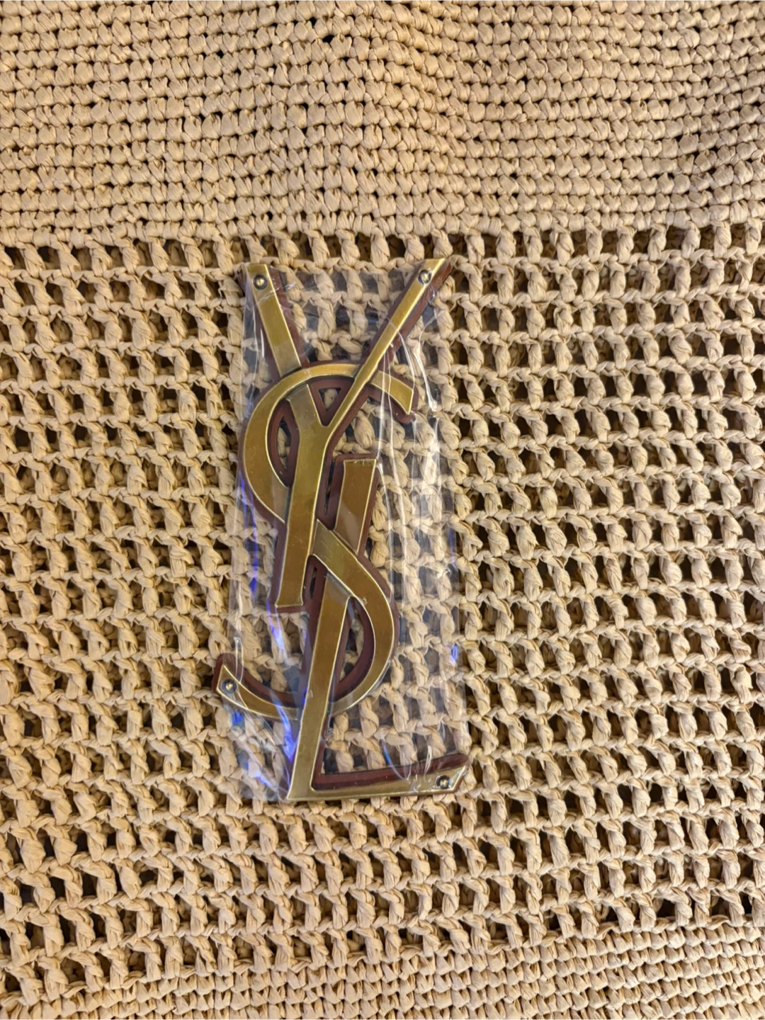 Saint Laurent Raffia Tote Bag - photo 2