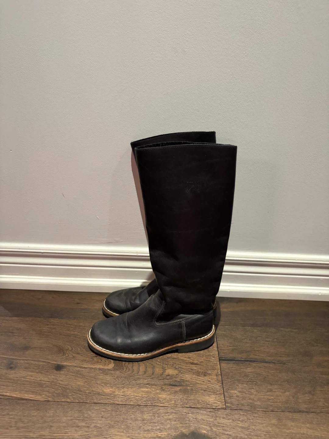 Roots Womens Black Leather Tall Boots - photo 2