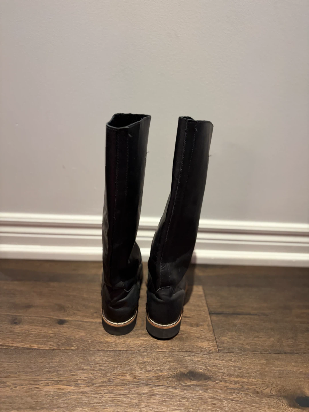 Roots Womens Black Leather Tall Boots - photo 3