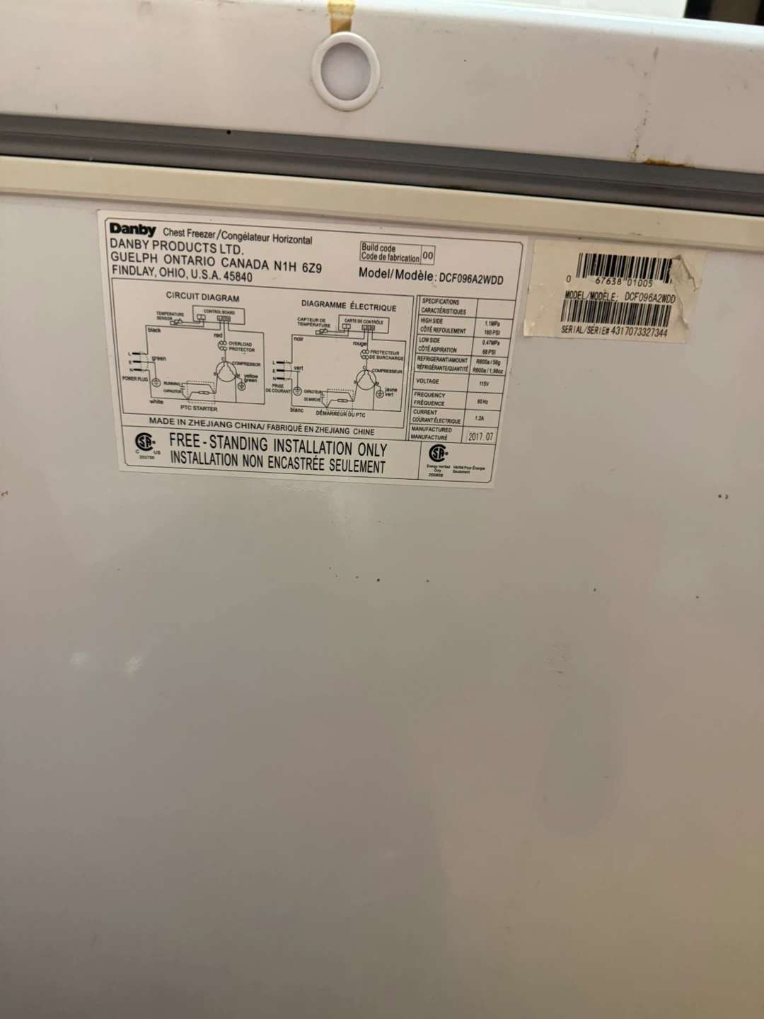 Danby Chest Freezer - photo 5