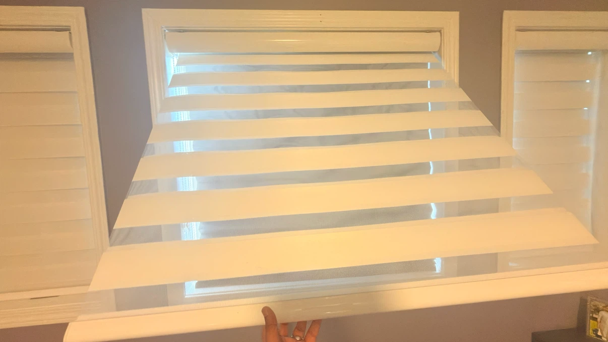 White Zebra Roller Blinds