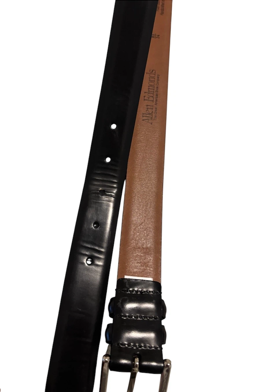 Allen Edmonds Black Leather Belt - photo 2